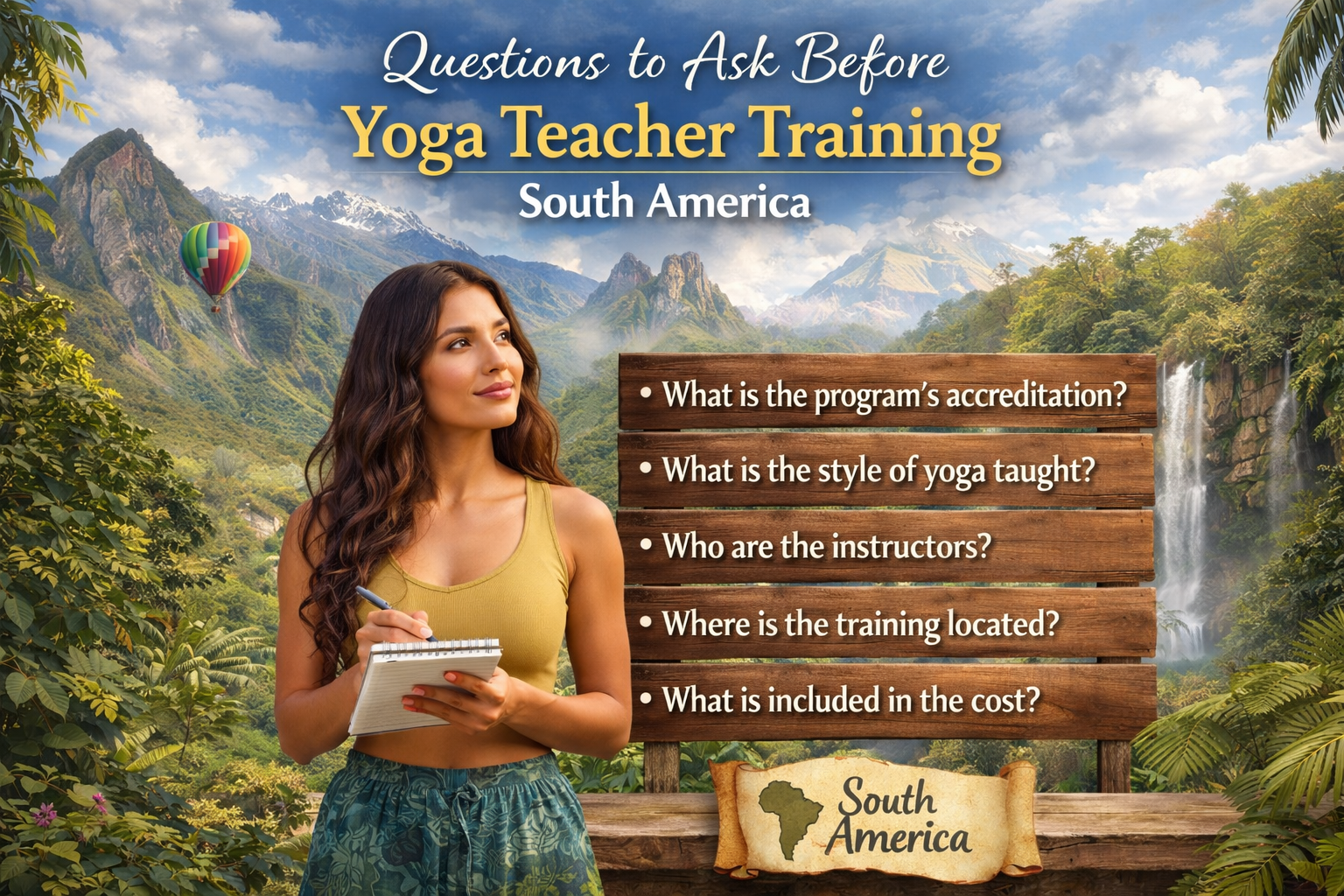 Questions to Ask Before Yoga Teacher Training South America